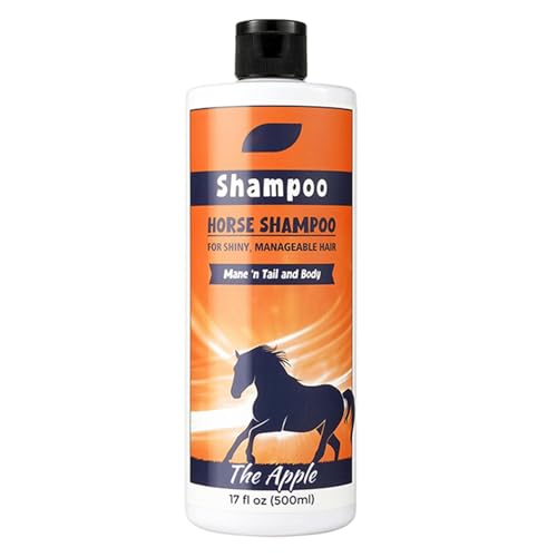 FVPKYUR Mähne und Schwanz Shampoo, Pferdshampoo - 500 ml Tiefe nahrhafte Mähne und Schwanzdetangler Conditioner - Pferdepflegezubehör, Mantelreiniger zur Reinigung und Konditionierung von FVPKYUR