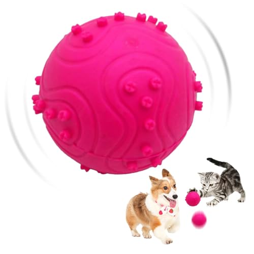 FVPKYUR Tennisbälle für Hunde,Hundezahnsichere Tennisbälle,Apportierbälle für große Hunde - Bissfester Ball für Hunde, interaktives Spielzeug zum Zähneknirschen, Linderung von Langeweile von FVPKYUR