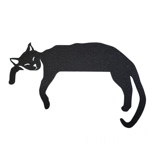FYOBOT Katzen-Türaufsatz, Schwarze Katzen-Tür-Eckschild, Katzen-Kaminsims-Dekoration, Katzenliebhaber-Geschenk, Regal-Dekoration, Süßes, Entzückendes Kind von FYOBOT