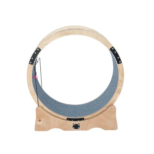 FYSXCXS Cat Wheel Massivholz Katzenlaufband Holzrolle Katzenspielzeug Indoor Haustier Katzenlaufband Katzenklettergerüst Katzenrad Spielgeräte für Haustiere von FYSXCXS