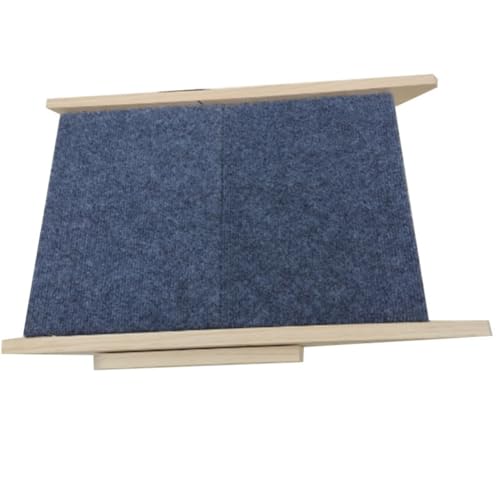 FYSXCXS Klettergerüst für Katzen Indoor Hölzerne Hundeleiter for draußen und drinnen, tragbar, zweistöckig, Hundeleiter, Katzenleiter, Haustierleiter, Haustier-Stufentreppe Einfach zu Montieren(Gray) von FYSXCXS