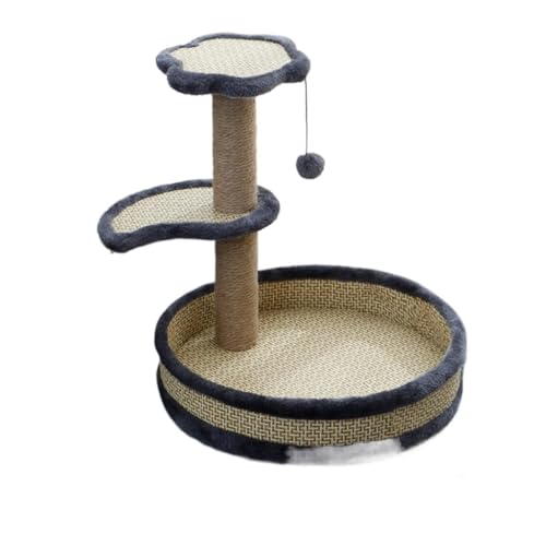 FYSXCXS Klettergerüst für Katzen Indoor Katzennest Winter Warmes Katzenkratzbrett Katzennest Sisal Verschleißfestes und fusselfreies Katzenklettergerüst Katzenspielzeug Einfach zu Montieren(4) von FYSXCXS