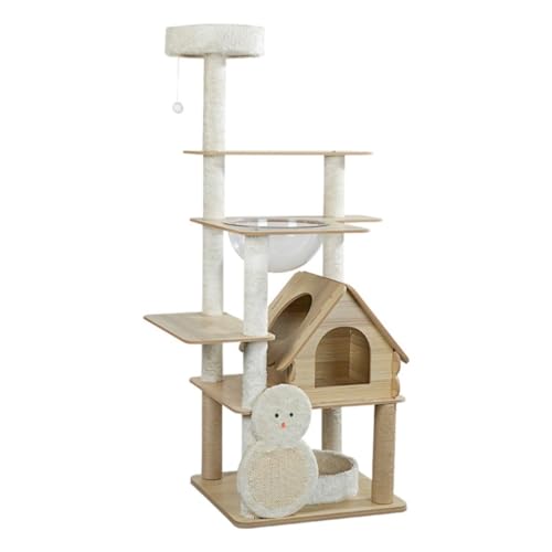 FYSXCXS Klettergerüst für Katzen Indoor Kleines Katzennest, Katzensprungplattform, Katzenkratzbaum, Katzenklettergerüst, Katzenspielzeug for alle Jahreszeiten Einfach zu Montieren(B) von FYSXCXS