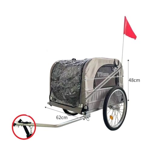 Hunde Kinderwagen Haustier-Kinderwagen, Fahrrad-Kinderwagen, Rahmen, zusammenklappbarer Haustier-Kinderwagen, Outdoor-Reiten, Haustier-Kinderwagen, Reise-Haustier-Kinderwagen Katzen Kinderwagen(G) von FYSXCXS