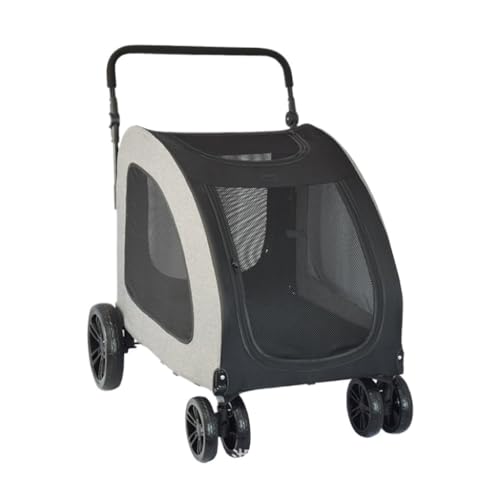 Hunde Kinderwagen Haustier-Kinderwagen, Hunde-Kinderwagen, Outdoor, Tragbarer Haustier-Kinderwagen, Faltbar, Leicht, Haustier-Kinderwagen, Hunde-Kinderwagen Katzen Kinderwagen von FYSXCXS