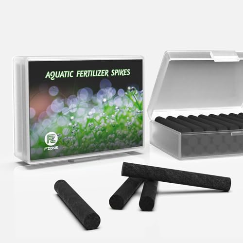 FZONE Aquarium Dünger Wurzelspikes, NPK hochkonzentrierter, einfacher grüner Aquariumdünger, Pflanzendünger für Süßwasser Aquarien - und Wurzelwachstum (25 Spikes pro Box) von FZONE