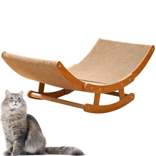 Kratzbrett Katzen, Ovale Kratzpappe für Katzen, Kratzschutz Sofa Katze, Widerstandsfähig Katzenkratzbrett, Kratzmatte Katze Spielzeug Kratzmöbel Wellpappe, Kratzbretter Katze für Wand und Ecke (B) von FZQBEY