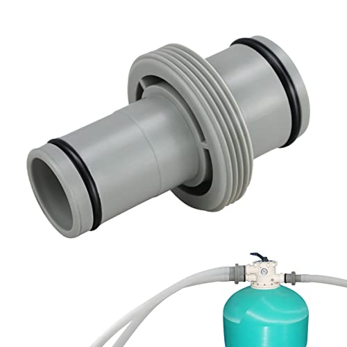 Pool zubehör, T-Stück Verlängerung für Schlauchverbinder 38mm auf 32mm, T Joint/Gerade durch, Schlauchverbinder, Poolschlauch Adapter für Intex Bestway, Pool Anschlussset für Poolschläuche (03) von FZQBEY