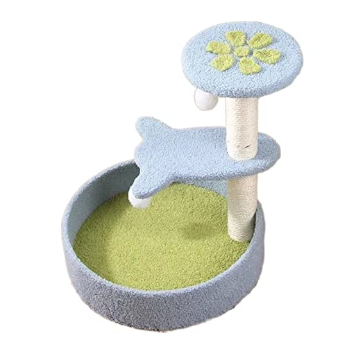 Katze Scratcher Mit Bett Haustier Katzenstreu Baum Kleine Katze Kratzbrett Spalte Schütteln Spielzeug Große Katze Turm Sisal Klettern Rahmen von FaLkiN