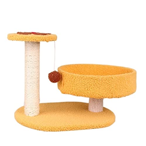 Katze Scratcher Mit Bett Haustier Turm Kleine Katze Kratzen Post Spalte Spielzeug Große Katze Turm Sisal Klettergerüst Katze Zugehörigkeit von FaLkiN