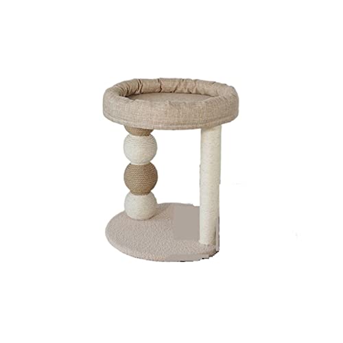 Katzen-Klettergerüst, doppelschichtiger Katzenkratzer mit Mausspielzeug, Kratzbaum für Katzen, springende weiche Matte, Nest, Katzenturm, Haustiermöbel von FaLkiN