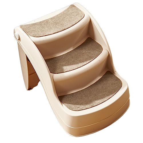 Fabater Haustiertreppe, Leicht zu Reinigende, rutschfeste Hunde-Treppenmatte für Sofa (Beige) von Fabater