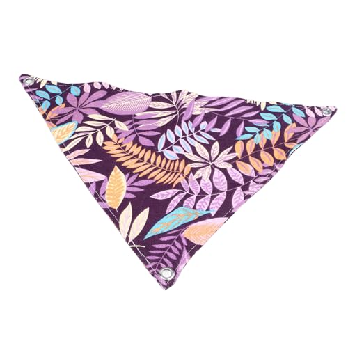 Fabater Reptilien-Dreieckshängematte, Einfach Aufzubauende Dreieckshängematte mit Buntem Blumendesign für Kleine Tiere (Purple) von Fabater