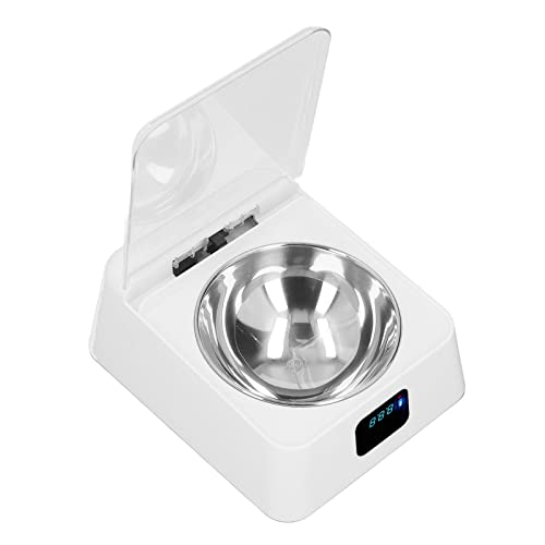 Smart Feeder, Induktionsdeckelöffnung, Wiederaufladbarer Futternapf für Hunde und Katzen, 350 Ml, Futterspender für Kleine und Mittelgroße Haustiere von Fabater