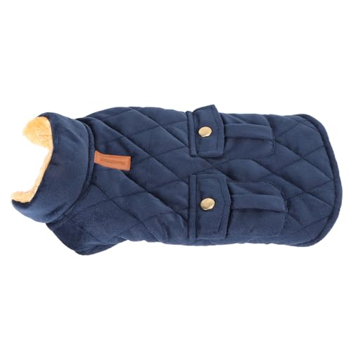 Warme Hundejacke, Modischer Winddichter Wintermantel, Einfach zu Tragen, Verstellbare und Bequeme Haustierkleidung, für den Außenbereich (XL) von Fabater