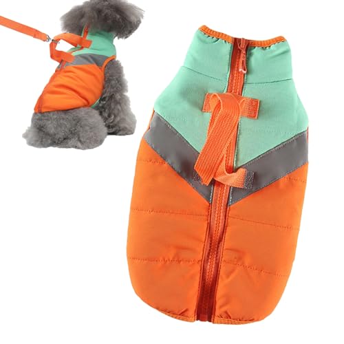 Winter-Haustiermantel, mit Baumwolle Gepolsterte Hundejacke mit Weichem und Atmungsaktivem Futter, Leicht für Outdoor-Aktivitäten (XL) von Fabater