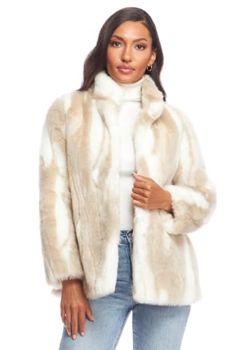 Donna Salyers Fabulous-Furs Schalkragen Kunstfell Jacke, Winterhase, XX-Large von Fabulous-Furs