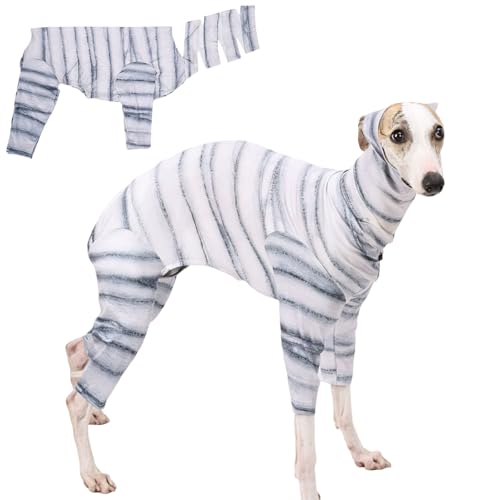 FackLOxc Hund Overall Kostüm Dress Up Halloween Haustier Weiche Kostüm Mumien Mantel Thema Cosplay Zubehör von FackLOxc