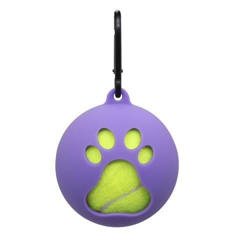 FackLOxc Standard-Tennisballhalter mit Karabiner, freihändige Haustierball-Abdeckung für Training, Spazierengehen, Tennis, Spielen, langlebig, tragbar, Tennisball-Clip, einfache Installation, von FackLOxc