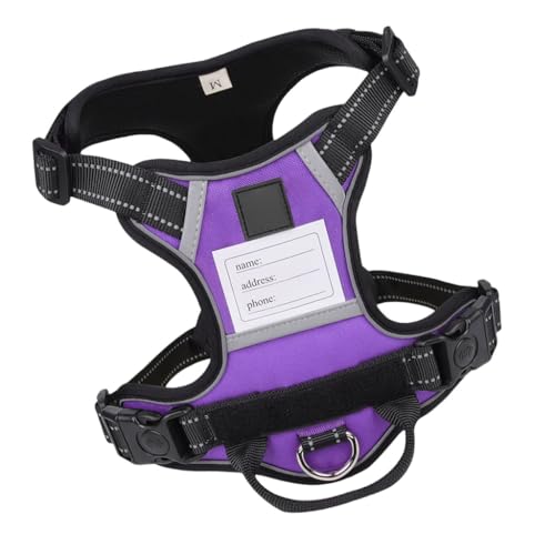 Hundeweste, verstellbares Trainingsgeschirr für große Hunde, Namensschild, stark, strapazierfähig, weicher Griff Hundeweste, verstellbares Trainingsgeschirr für große Hunde, Namensschild, stark, strapazierfähig, weicher Griff von FackLOxc
