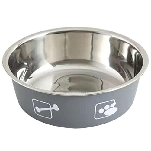 Pet Bowl Stainless Steel Cat Bowl Anti Slip Dog Bowl Dog Water Bowl Cat Feeding Bowl Pet Feeding Bowl Portable Dogs Bowl von FackLOxc