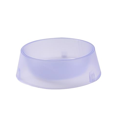 Factorys Pet Loving Pet Hundefutter- Wassernapf, kippsicherer Futternapf, auslaufsicher, durchscheinender Futternapf, transparenter Futternapf, wasserdicht Einzelnapf für Katzen (Purple, One Size) von Factorys