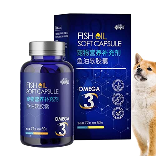 Facynde Haustierfischöl, Tiefseefischöl für Haustiere, Nahrungsergänzungsmittel mit hoher Schmackhaftigkeit für Hunde, Katzen und andere Tiere von Facynde