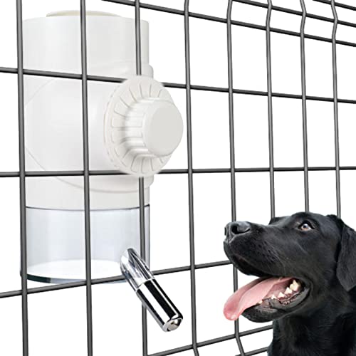 Facynde Hundehütte Wasserflaschenspender,Langlebiger Hundehütten-Wasserflaschenspender - Trinkwasser-Fütterungskäfig-Wasserflasche für Hunde von Facynde