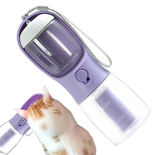 Facynde Hundewasserflasche,Tragbare -Multifunktions-Wasserflasche für Hunde - Wasser- und Futterspender für Hunde mit Müllbeutel für Katzen, Kaninchen, Welpen und andere Haustiere von Facynde