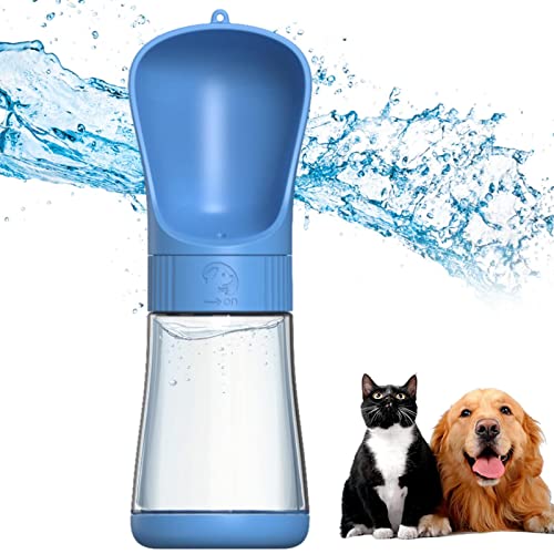 Hundewasserspender - 2-in-1-Wasserflasche für Hunde im Freien,Auslaufsichere Hunde-Reisewasserflasche und Schüssel, große Kapazität für Hunde, Outdoor-Wasserflasche für Reisen von Facynde