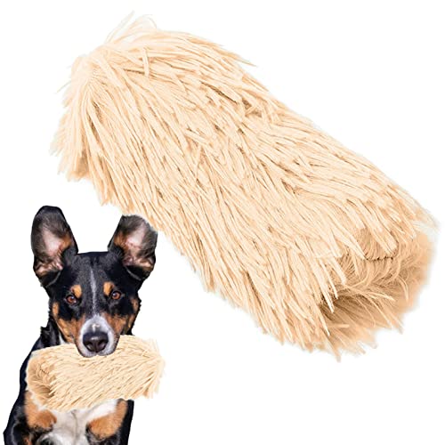 Facynde Plüsch Hundespielzeug, Zubehör Spielzeug Plüsch Katze Haustier Plushie, Tragbares Kautrainingsspielzeug aus langem Plüsch mit Katzenminze für kleine, mittelgroße Hunde, Welpen, Haustiere von Facynde