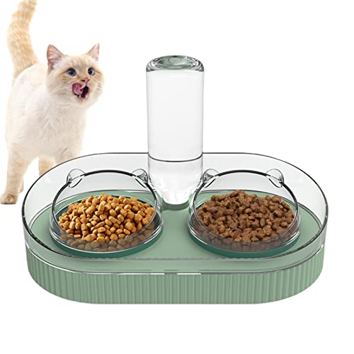 Facynn Wasserspender für Haustiere, Siphon Principe Pet Feeder, Wasserspender, leicht zu reinigen, für Katzen, Fassungsvermögen 550 ml, für zu Hause von Facynde