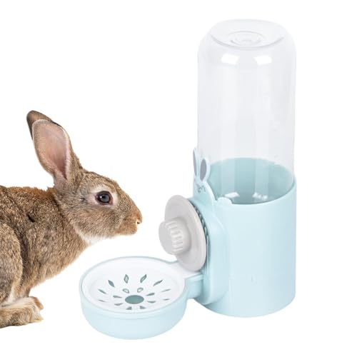 Kaninchen-Wasserspender, Kaninchen-Wasserflasche - 500 ml Meerschweinchen-Wasserspender | Automatischer Wasserspender für Haustiere, Wasserspender für Meerschweinchen, Wasserspender für Kleintierkäfig von Facynde