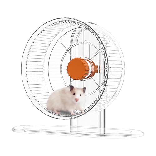 Leises Hamsterrad, Igelrad, Hamster-Spinner-Chinchilla-Rad, Laufräder für Kleintiere, höhenverstellbares Käfigzubehör für Syrische Zwerghamster von Facynde