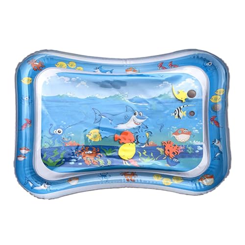 Wassermatte Baby Wasserspielmatte Für Haustiere, Sensorische Wassermatte Für Haustiere, Wassermatte Wasserspielmatte Aqua Matte Wasser Baby I Aufblasbares Bauchzeit Babymatte Spielzeug von Facynde