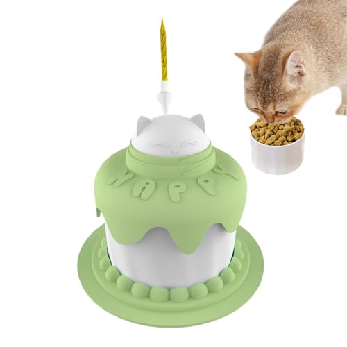 Wassernapf für Hunde, Snacknäpfe für Hunde | Futterwassernäpfe für Katzen - Kuchenförmige Welpen-Futternäpfe für kleine, mittelgroße und große Hunde, Katzen, Welpen von Facynde