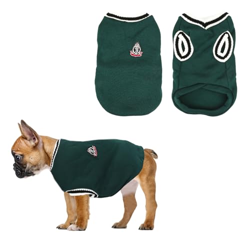 Hundepullover Winter Hundemäntel Hundekleidung Weich Warmer Hunde Pullover Hund Katzen Gestrickt Haustier Kostüm Jacke Weste Outfit für Kaltes Wetter Kleine Mittlere Große Hunde Welpen Innen Außen,2XL von Fadcaer