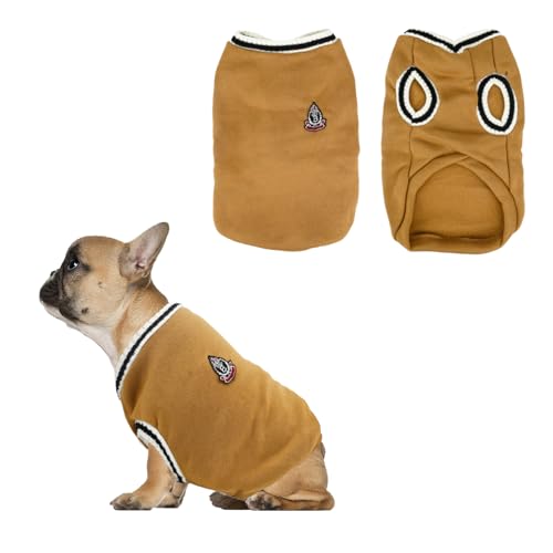 Hundepullover Winter Hundemäntel Hundekleidung Weich Warmer Hunde Pullover Hund Katzen Gestrickt Haustier Kostüm Jacke Weste Outfit für Kaltes Wetter Kleine Mittlere Große Hunde Welpen Innen Außen,2XL von Fadcaer