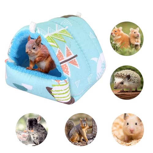 Meerschweinchen-Bett, kleines Haustierbett, Kaninchen-Versteck Betten, gemütliches Höhlen-Versteck für Meerschweinchenkäfig, weiche Hamsterkäfig-Betten, Winterschlafhaus für Kaninchen, Frettchen, von Fadcaer