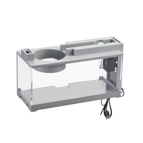 Faeymth -Aquarium, Mini-Aquarium-Set mit USB-Stummschaltfilter, Landschafts-Aquarium für die Dekoration Kleiner Räume von Faeymth