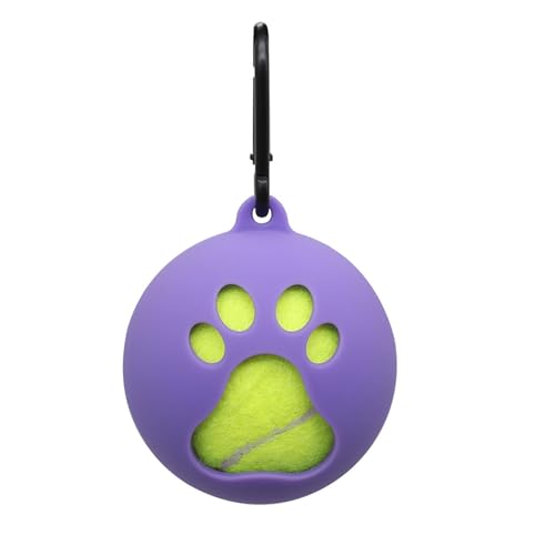 Fahoujs Freihändige Ballabdeckung für Haustiere, Tennisball-Halter mit Hundeleinen-Befestigung, Haustierzubehör, passend für Standard-Tennis, freihändige Haustierballabdeckung, flexibel und von Fahoujs
