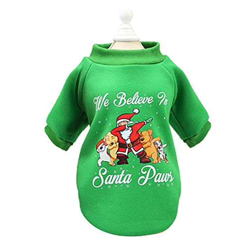 Haustier Kleidung Weihnachten Serie Muster Dress-up Weiche Textur Cartoon Haustier Hunde Sweatshirt Kostüm für Winter Hund Sweatshirt Rund von Fairnull