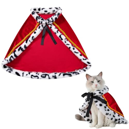 Hundeumhang für Halloween-Kostüme, Königin, Prinz und Prinzessin, Cosplay, Größe XL von Fairy Sassy