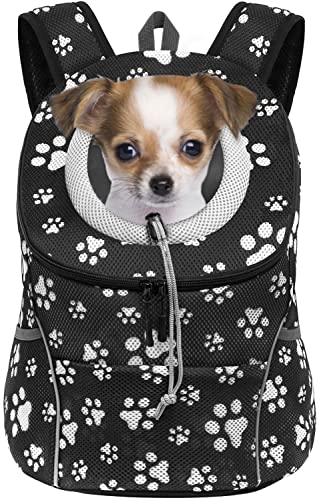 Fanfaree Haustier Hund Tragetasche Rucksack Welpe Hund Reise Tragetasche Front Pack Atmungsaktiv Head-Out Rucksack Träger für kleine Hunde Katzen Kaninchen von Fanfaree