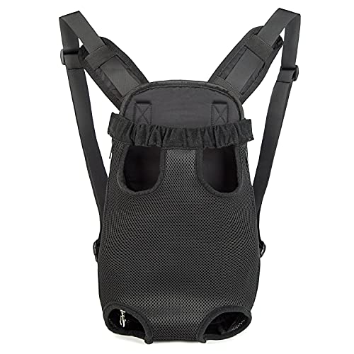 Fanfaree Verstellbarer Haustier-Rucksack mit Beinen, vorne für Katzen und Hunde, Reisetasche für Reisen, Wandern, Camping, für kleine, mittelgroße Hunde, Katzen, Welpen von Fanfaree