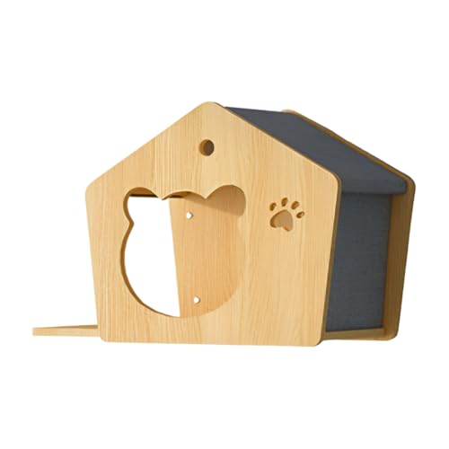 Fangxuee Kletterwand Aus für Katzen, Sprungplattform für Haustierkatzen, Trainingszubehör A von Fangxuee