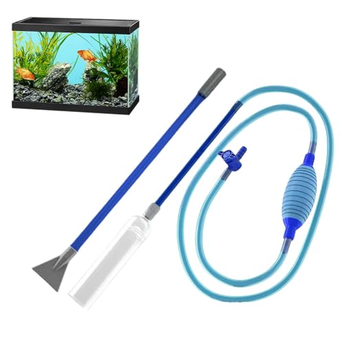 Fanysdsi Aquarium-Staubsauger, Kiesreiniger, Aquarium-Reiniger-Staubsauger,2-in-1 Aquarium-Siphon-Kiesreiniger - 9,84 Fuß Schlauch Aquarium Reinigungswerkzeuge, Aquarium Reinigungsset für den von Fanysdsi