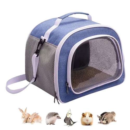 Fanysdsi Hamster-Tragetasche, Hasen-Reisetragetasche | Umhängetasche für kleine Haustiere | Hamster-Reisetasche, tragbare Kleintier-Tragetasche für Reisen, Kurztrips oder tägliche Ausflüge von Fanysdsi