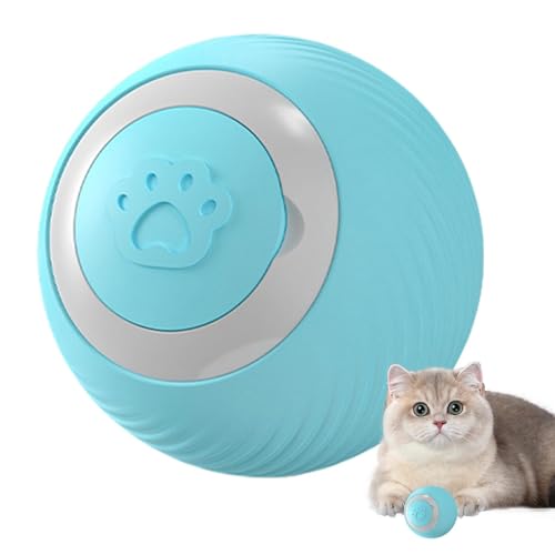 Fanysdsi Interaktiver Katzenspielzeugball, intelligenter Katzenspielzeugball - Leuchtendes, über USB wiederaufladbares, interaktives Spielzeug für Katzen - Intelligentes rollendes Katzenspielzeug, von Fanysdsi