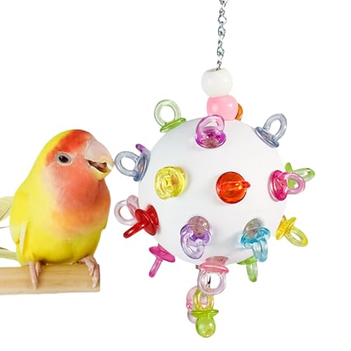 Fanysdsi Nymphensittichspielzeug,Vogelspielzeug | Lovebird-Spielzeug - Buntes Spielzeug zur Unterhaltung, Vogelkäfigzubehör für Nymphensittiche, Wellensittiche, Lovebirds, Papageien von Fanysdsi